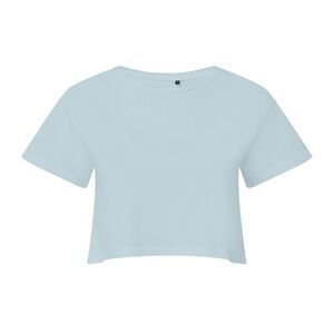 TriDri Womens/Ladies Crop Top / Sky Blue